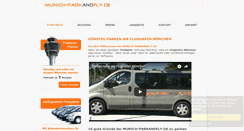 Desktop Screenshot of munich-parkandfly.de
